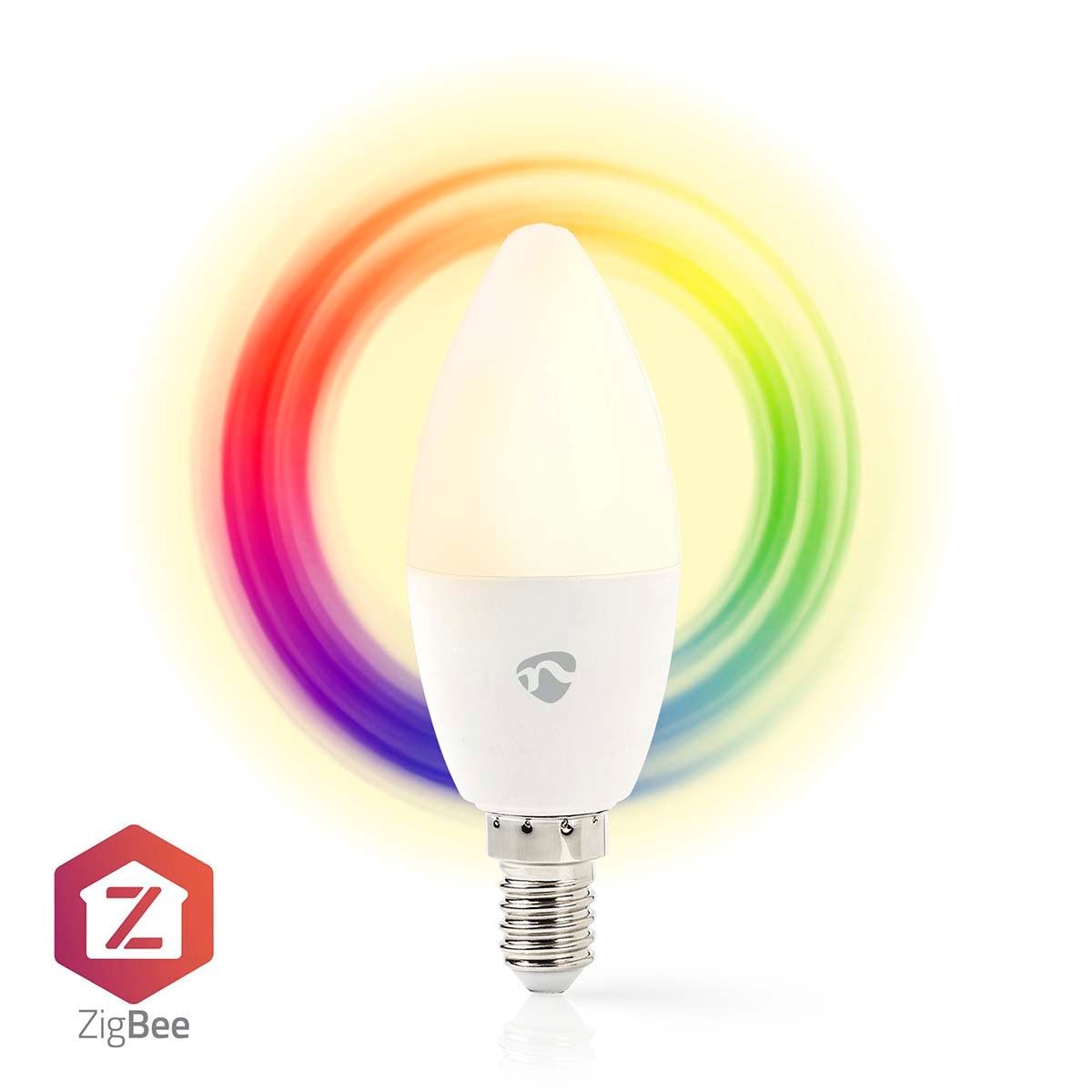 SmartLife Full Color Light Bulb | Zigbee 3.0 | E14 | 470 lm | 4.9 W| RGB / Warm to cool white | 2200 - 6500 K | Android™ / IOS | Light | 1 pc.