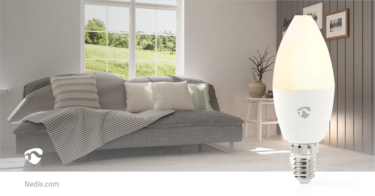 SmartLife Full Color Light Bulb | Zigbee 3.0 | E14 | 470 lm | 4.9 W| RGB / Warm to cool white | 2200 - 6500 K | Android™ / IOS | Light | 1 pc.