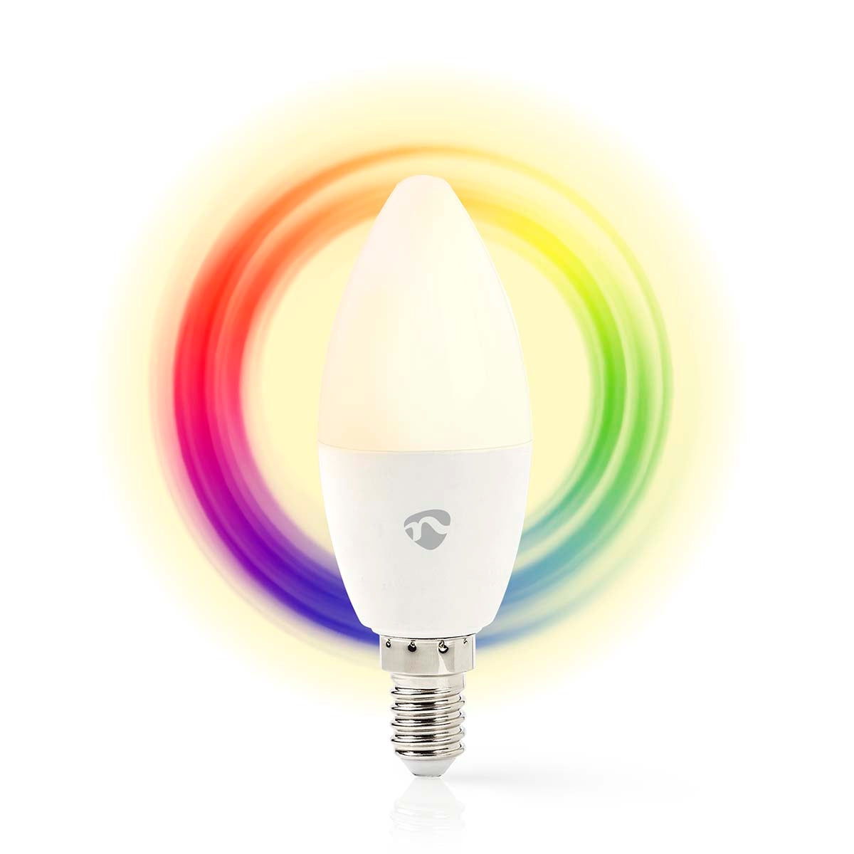 SmartLife Full Colour LED Bulb | Wi-Fi | E14 | 350 lm | 4.5 W | RGB / Warm White | 2700 K | Android™ / IOS | Candle | 1 pcs
