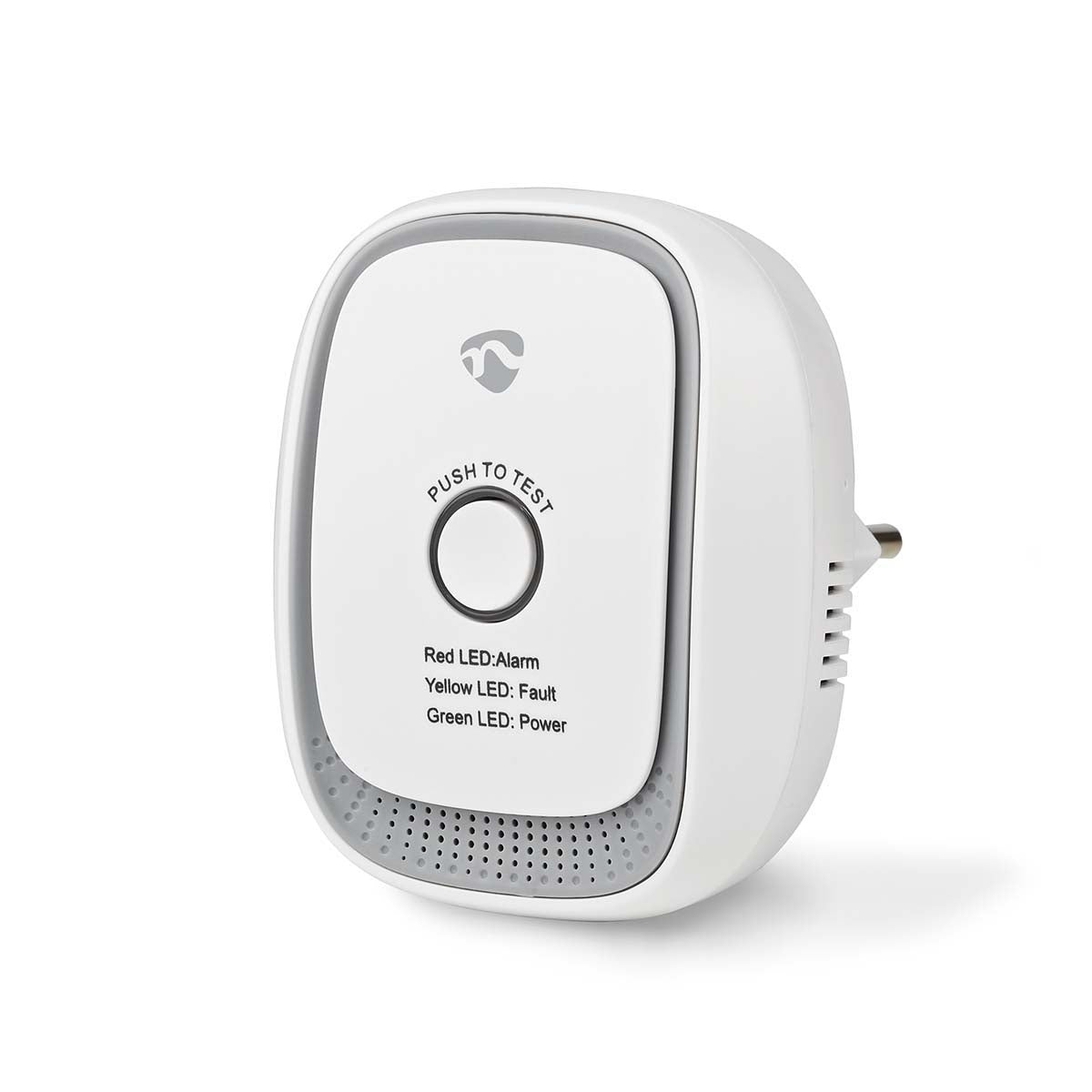 SmartLife Gas Detector | Zigbee 3.0 | Power adapter | Donor life cycle: 5 years | EN 50194-1:2009 | Android™ / IOS | With test button | 75 dB| White