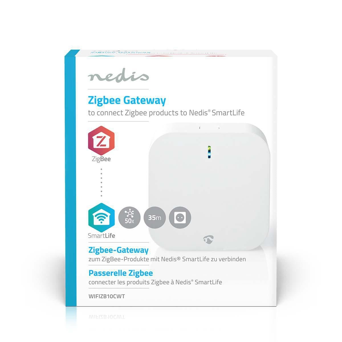 SmartLife Gateway | Zigbee 3.0 | 50 Units | Power adapter | Android™ / IOS | White