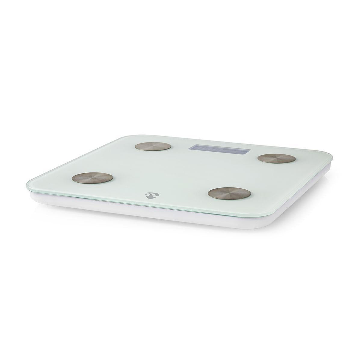SmartLife Health Scales | Wi-Fi | Bone / BMR / Fat / Muscle / Water / Weight | 8 | Max load: 180 kg | Android™ / IOS | Glass | White