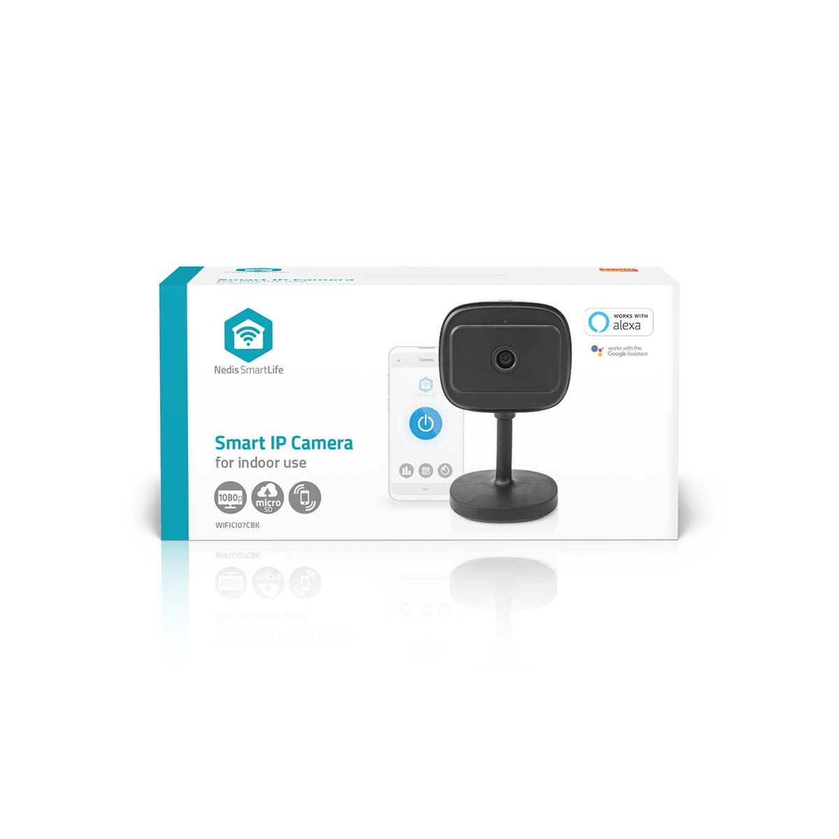 SmartLife Indoor Camera | Wi-Fi | Full HD 1080p | microSD (not included) / Cloud storage (optional) / Onvif | With motion sensor | Night vision