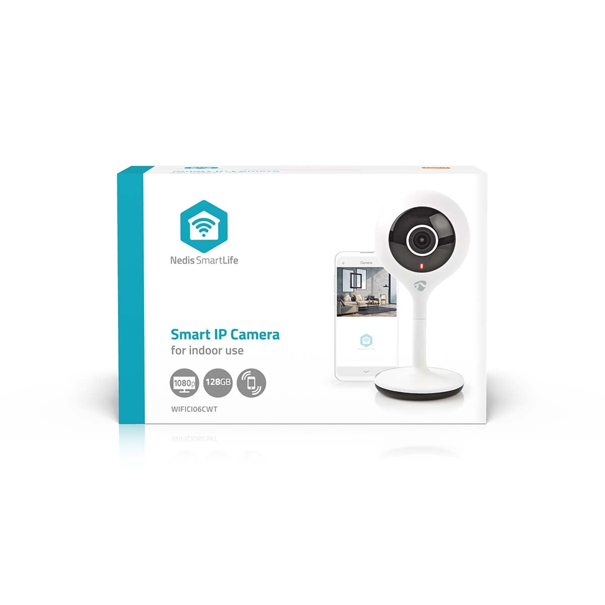 SmartLife Indoor Camera | Wi-Fi | Full HD 1080p | microSD (not included) / Cloud storage (optional) | With motion sensor | Night Vision | White