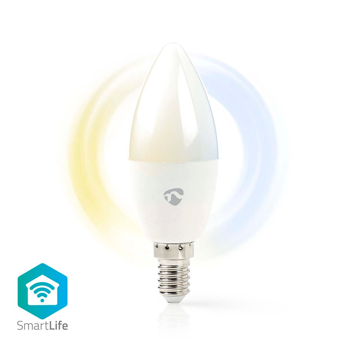 SmartLife LED Lamps | Wi-Fi | E14 | 470 lm | 4.9 W| Warm to cool white | 2700 - 6500 K | Android™ / IOS | Light | 1 pc.