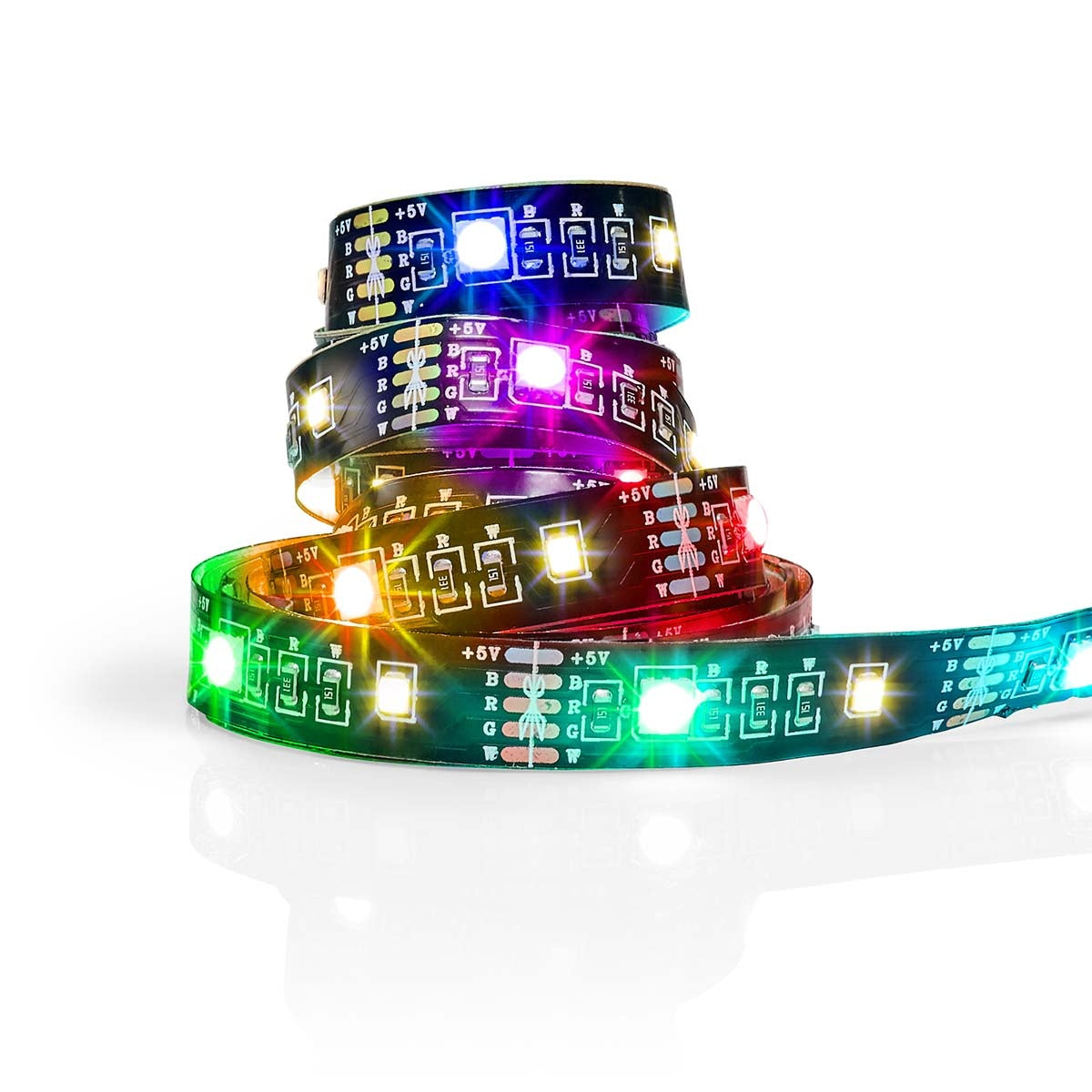 SmartLife LED Strip | Bluetooth® | RGB / Warm White | SMD | 2.00 m | IP20 | 2700 K| 380 lm | Android™ / IOS