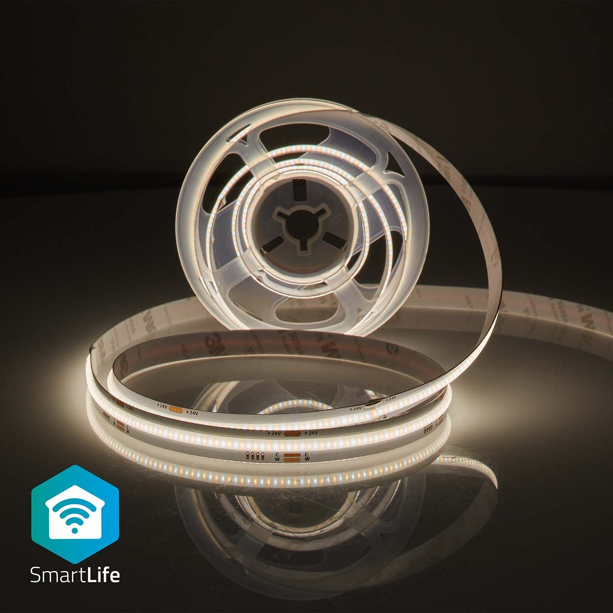 SmartLife LED Strip | Wi-Fi | Warm to cool white | COB | 2.00 m | IP20 | 2700 - 6500 K | 1000 lm | Android™ / IOS