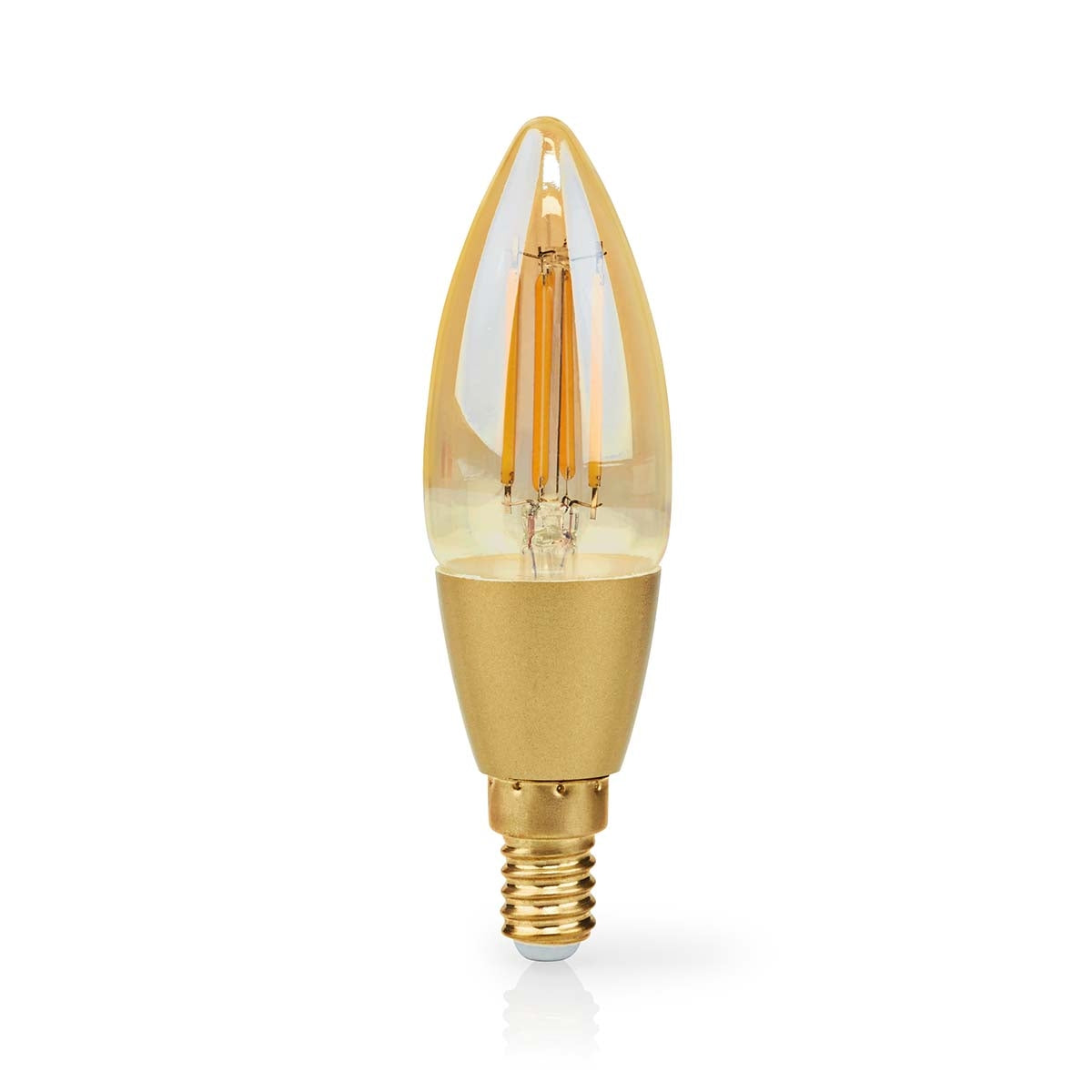 SmartLife LED vintage lamp | Wi-Fi | E14 | 470 lm | 4.9 W| Warm White | 1800 - 3000 K | Glass | Android™ / IOS | Light | 1 pc.