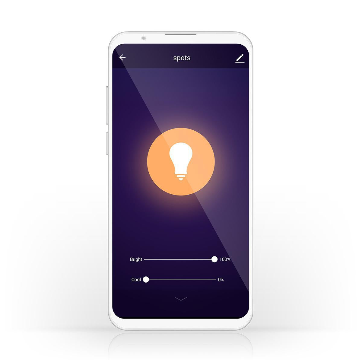 SmartLife LED vintage lamp | Wi-Fi | E27 | 350 lm | 5.5 W| Cool White / Warm White | 1800 - 6500 K | Glass | Android™ / IOS | G125 | 1 pc.