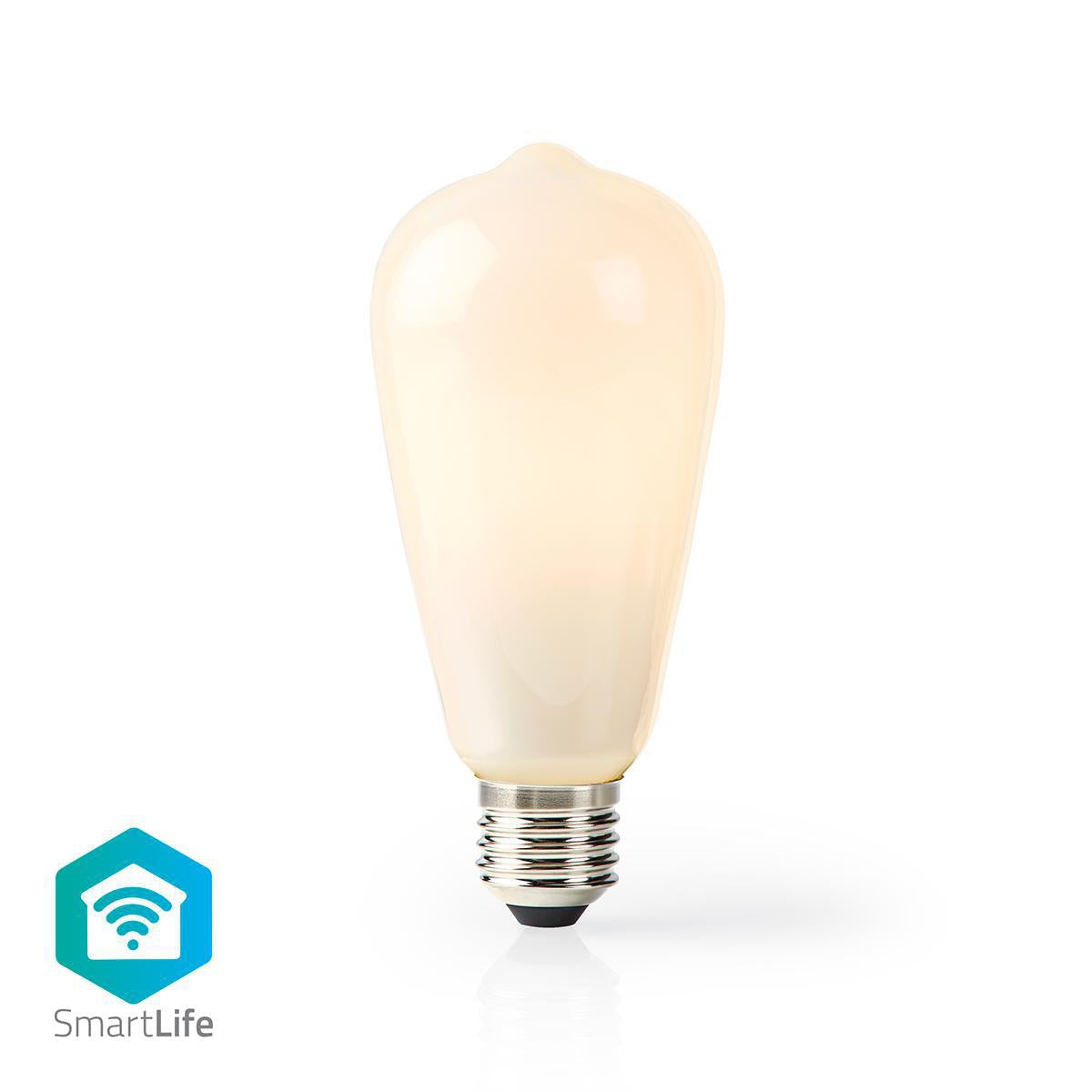 SmartLife LED vintage lamp | Wi-Fi | E27 | 500 lm | 5 W| Warm White | 2700 K| Glass | Android™ / IOS | ST64 | 1 pc.