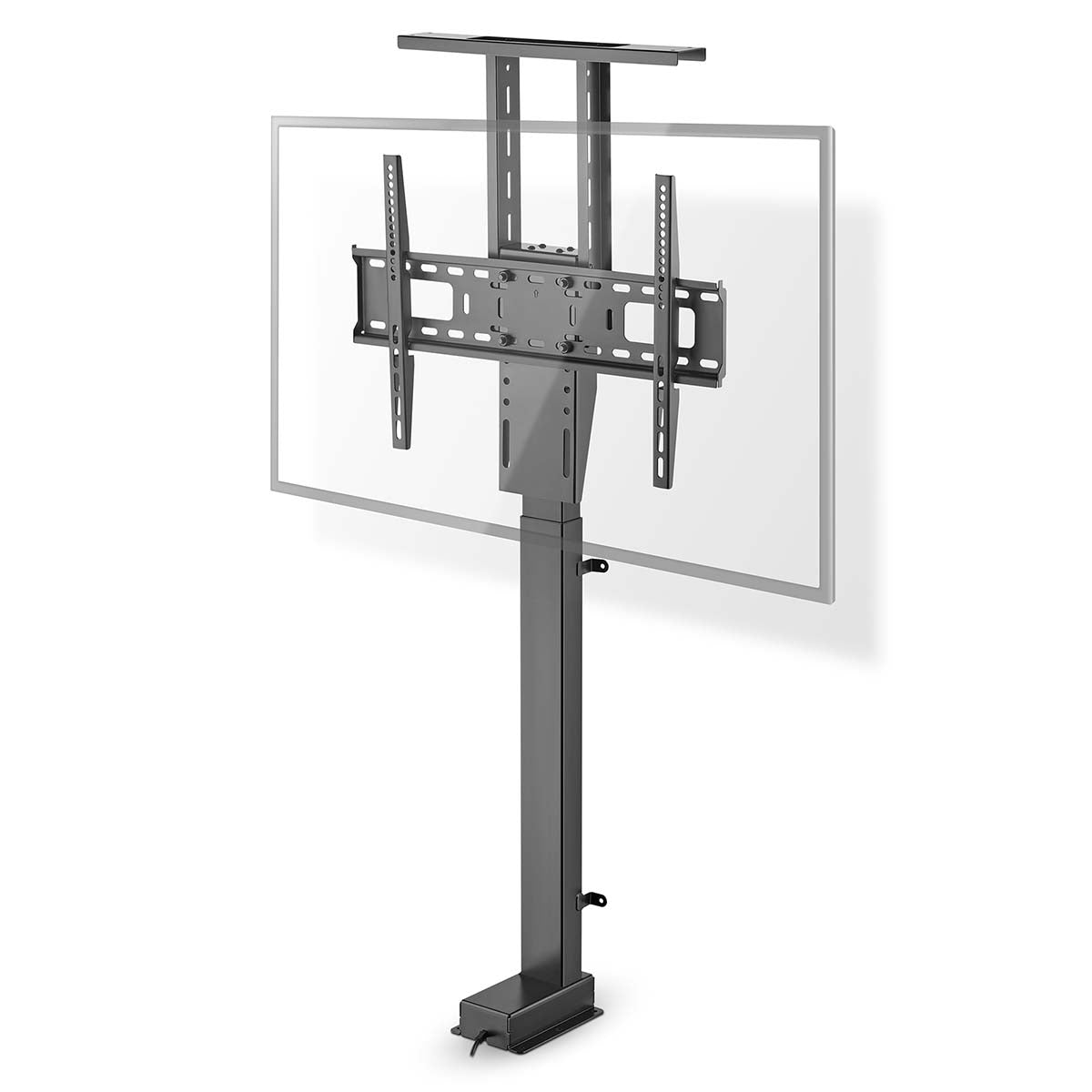SmartLife Motorized TV Lift | 37 - 80 " | Maximum supported screen weight: 60 kg | Built-in Cabinet Design | Lift range: 68 - 158 cm | Remote controlled | ABS / Steel | Black