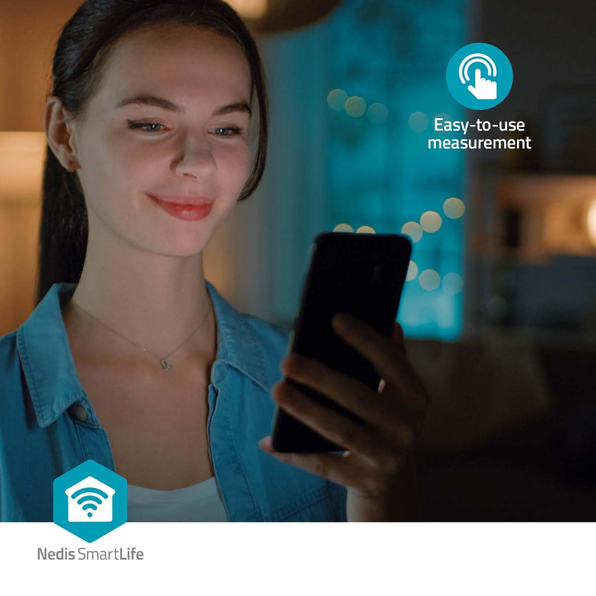 SmartLife Oxygen Meter | Bluetooth | OLED screen | Audible Alarm / Perfusion Index / Pulse Rate / High Precision Sensor / Impaired Movement Disorder / Oxygen Saturation (SpO2) | White