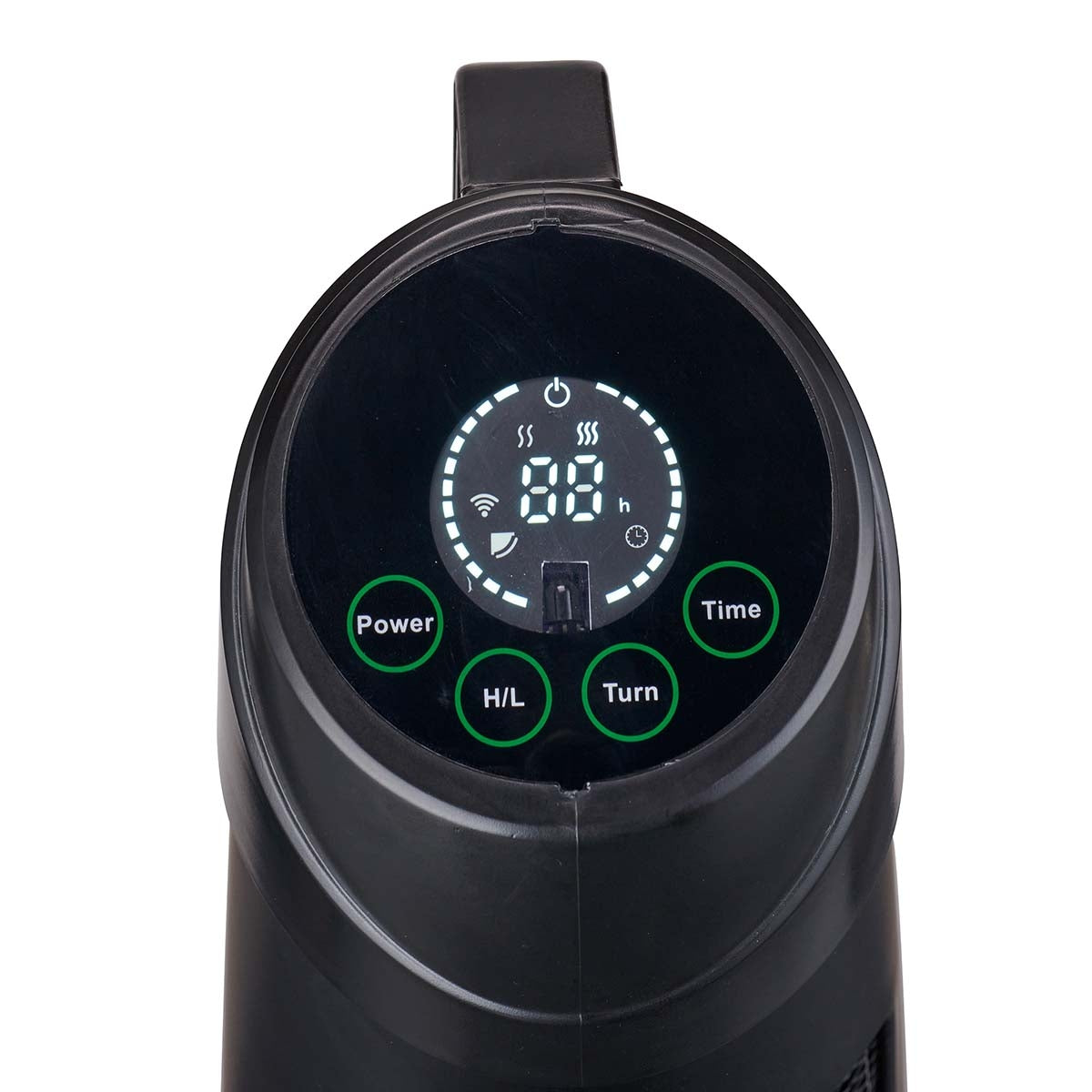 SmartLife Patio Heater | Wi-Fi | 1200 W | 2 Heat Settings | Oscillation | Fall over protection | IP24 | Black