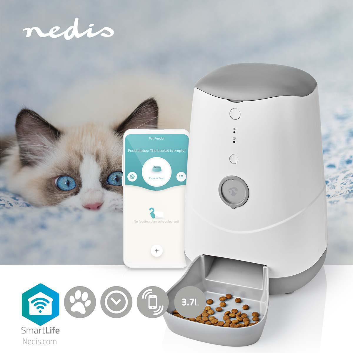 SmartLife Pet Food Dispenser | Automatic Dog and Cat Feeder | Wi-Fi | 3.7 l | Android™ / IOS