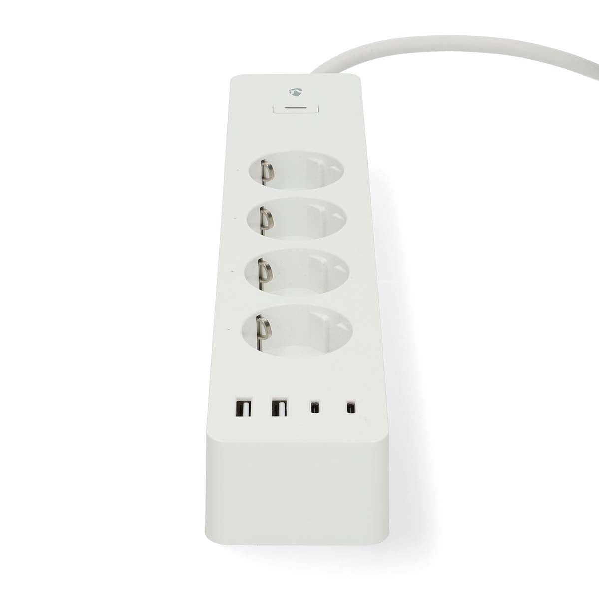 SmartLife Power Strip | Wi-Fi | Hybrid (CEE 7/7) / USB A / USB-C™ | 16 A | 3680 W | 2.00 m | 0 - 55 °C | Android™ / IOS | White
