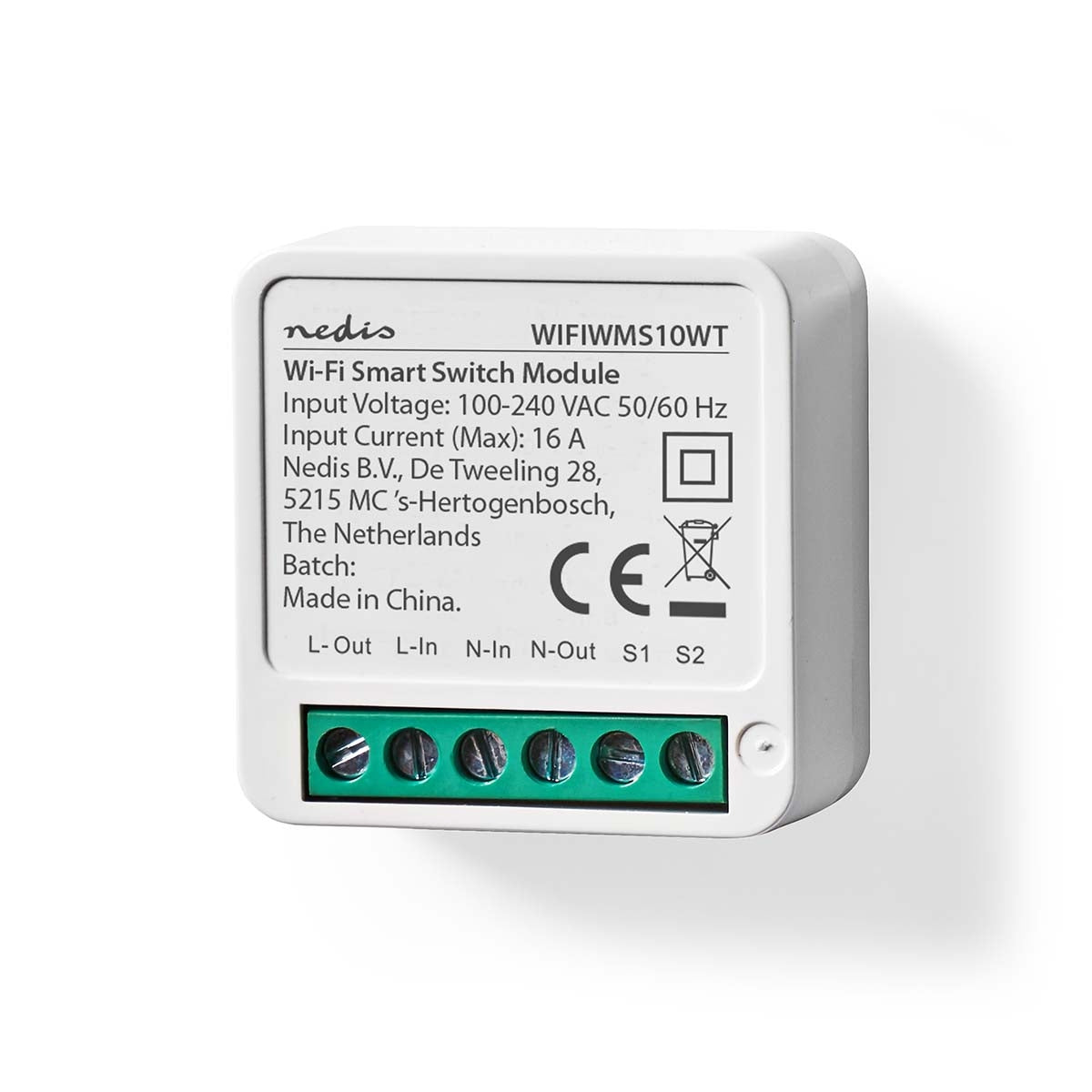 SmartLife Power Switch | Wi-Fi | 3680 W | Terminal Connection | App available for: Android™ / IOS