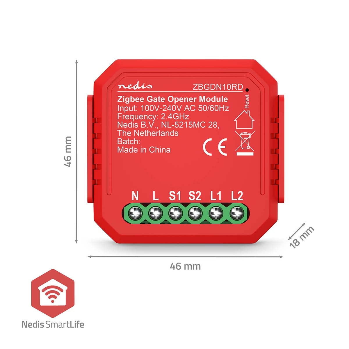 SmartLife Power Switch | Zigbee 3.0 | 2.5 W | Terminal Connection | App available for: Android™ / IOS