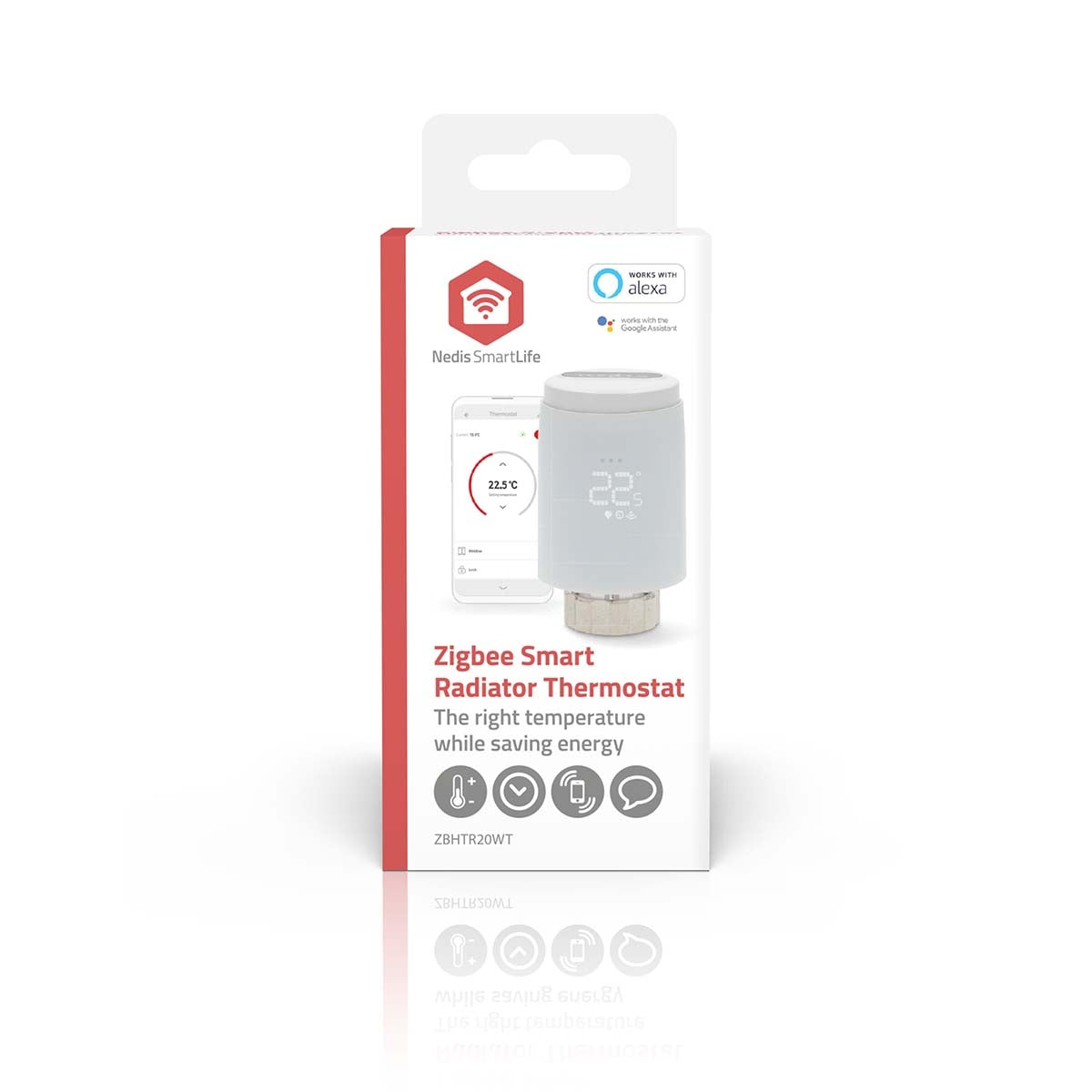 SmartLife Radiator Control | Zigbee 3.0 | Battery powered | LEDs | Android™ / IOS