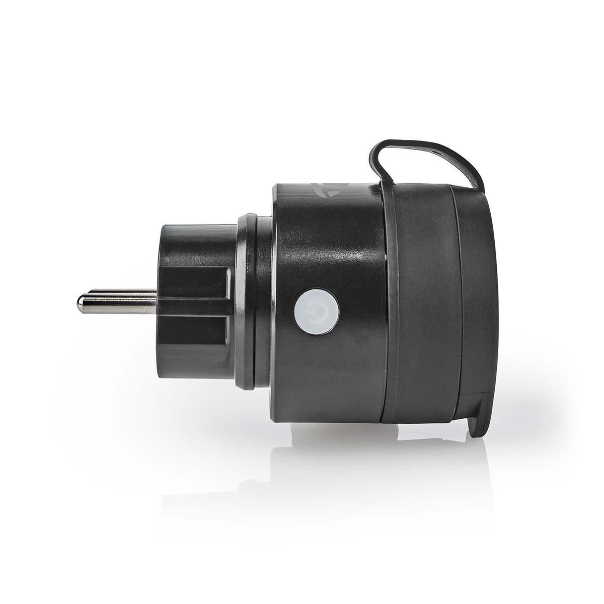 SmartLife Smart Plug | Wi-Fi | IP44 | 3680 W | Earthed plug / Type F (CEE 7/7) | -5 - 40 °C | Android™ / IOS | Black