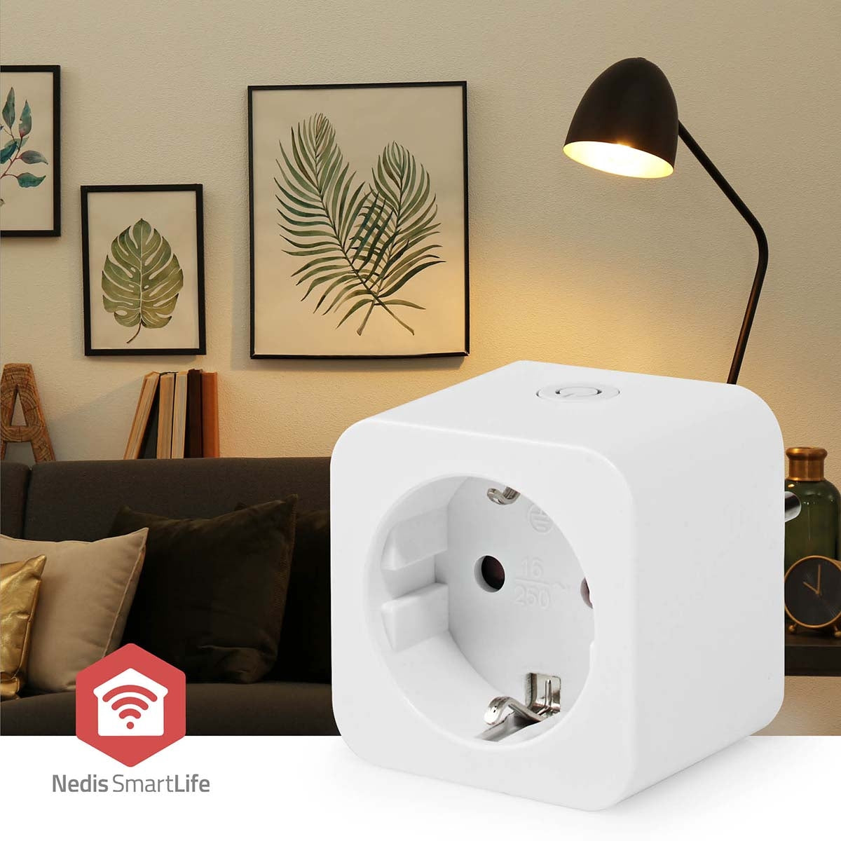 SmartLife Smart Plug | Zigbee 3.0 | IP21 | Power meter | 3680 W | Hybrid (CEE 7/7) | 0 - 55 °C | Android™ / IOS | White | 1 pcs