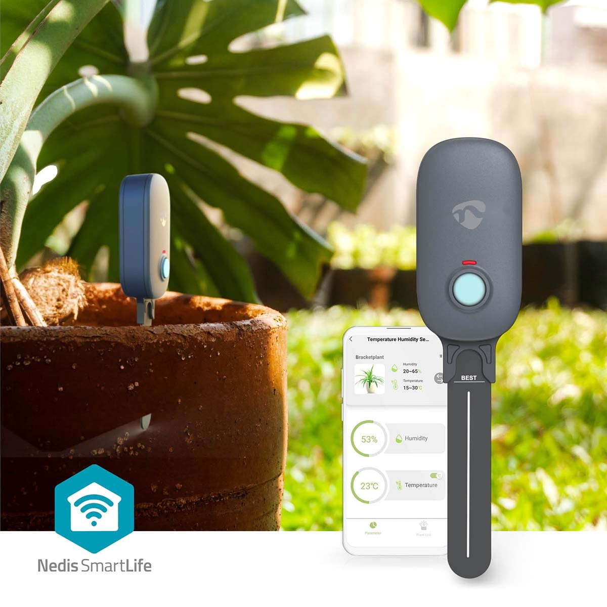 SmartLife Soil Moisture Meter | Bluetooth® | Battery Powered | IP55 | 0 - 100 | Android™ / IOS