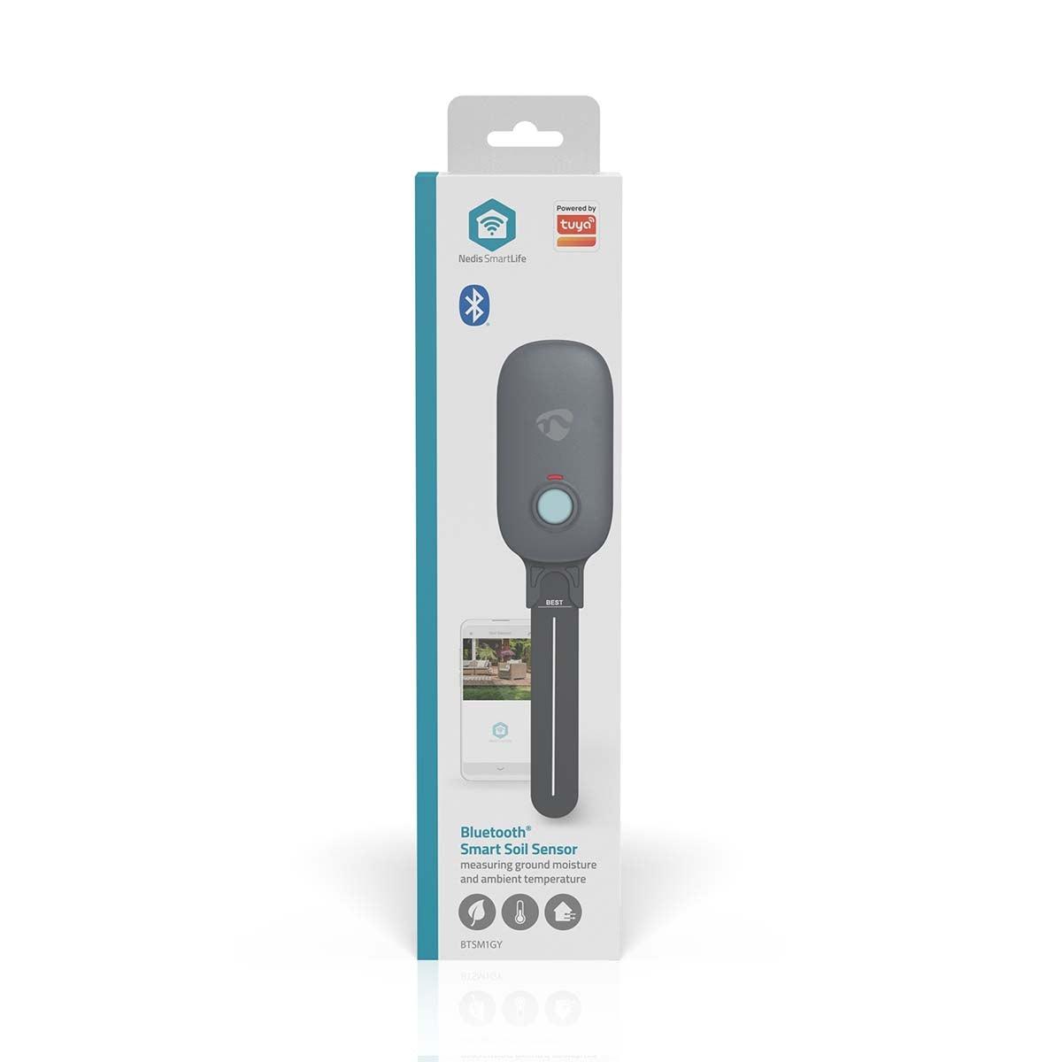 SmartLife Soil Moisture Meter | Bluetooth® | Battery Powered | IP55 | 0 - 100 | Android™ / IOS