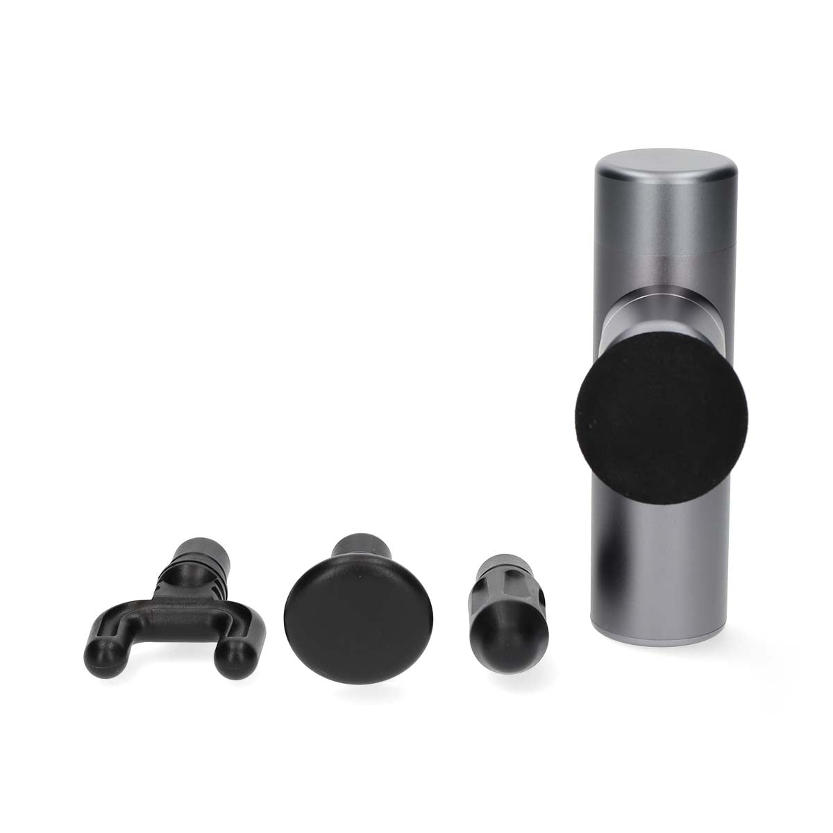 SmartLife Sports Massage Gun | Accu Powered | N/A | Rechargeable | 5 Massage Modes | Conical Head / Drawstring Bag / Flat Head / Spherical Head / U-shape Head | Dark Grey