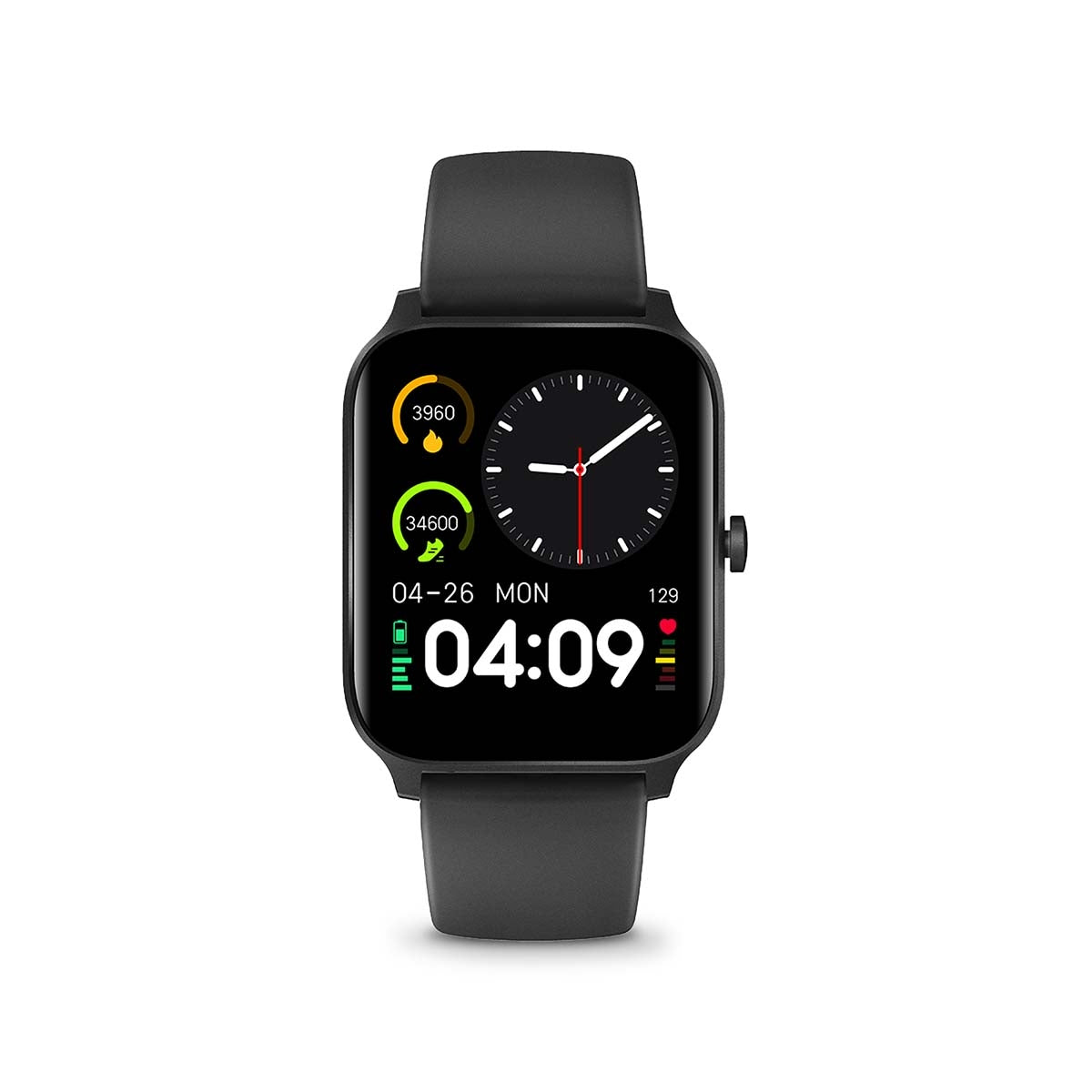 SmartLife Watch | 1.69 " | LCD | IP68 | Maximum operating time: 240 hrs | Android™ / IOS | Black