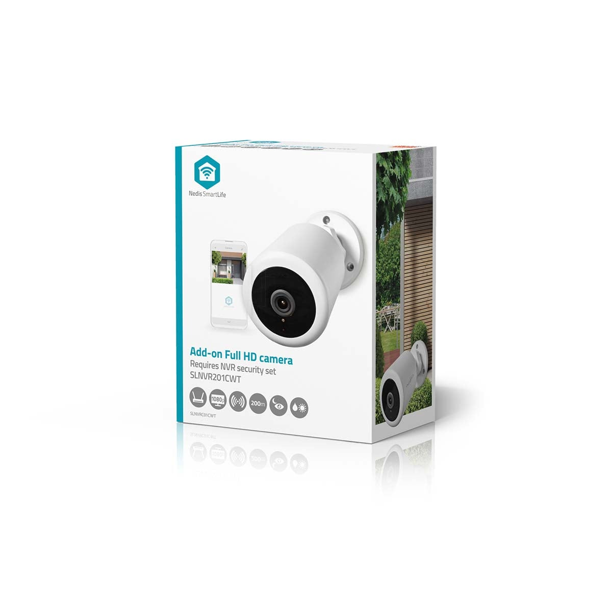 SmartLife Wireless Camera System | Additional camera | Full HD 1080p | IP65 | Night vision | White