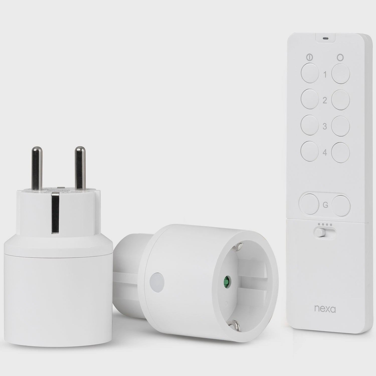 Smart Plug Set with Remote Control, WiFi Enabled