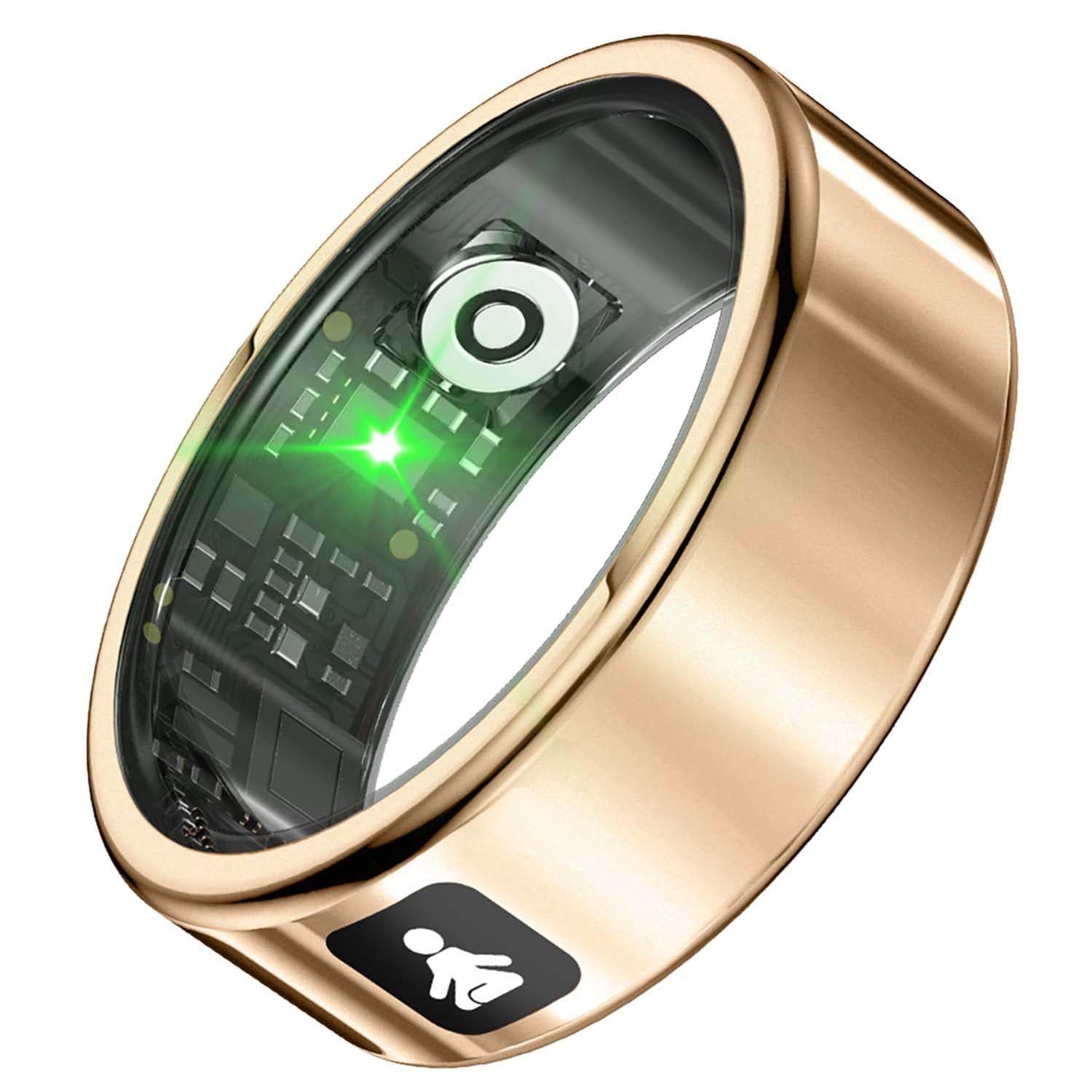 Smart Ring with Display, Adjustable Size