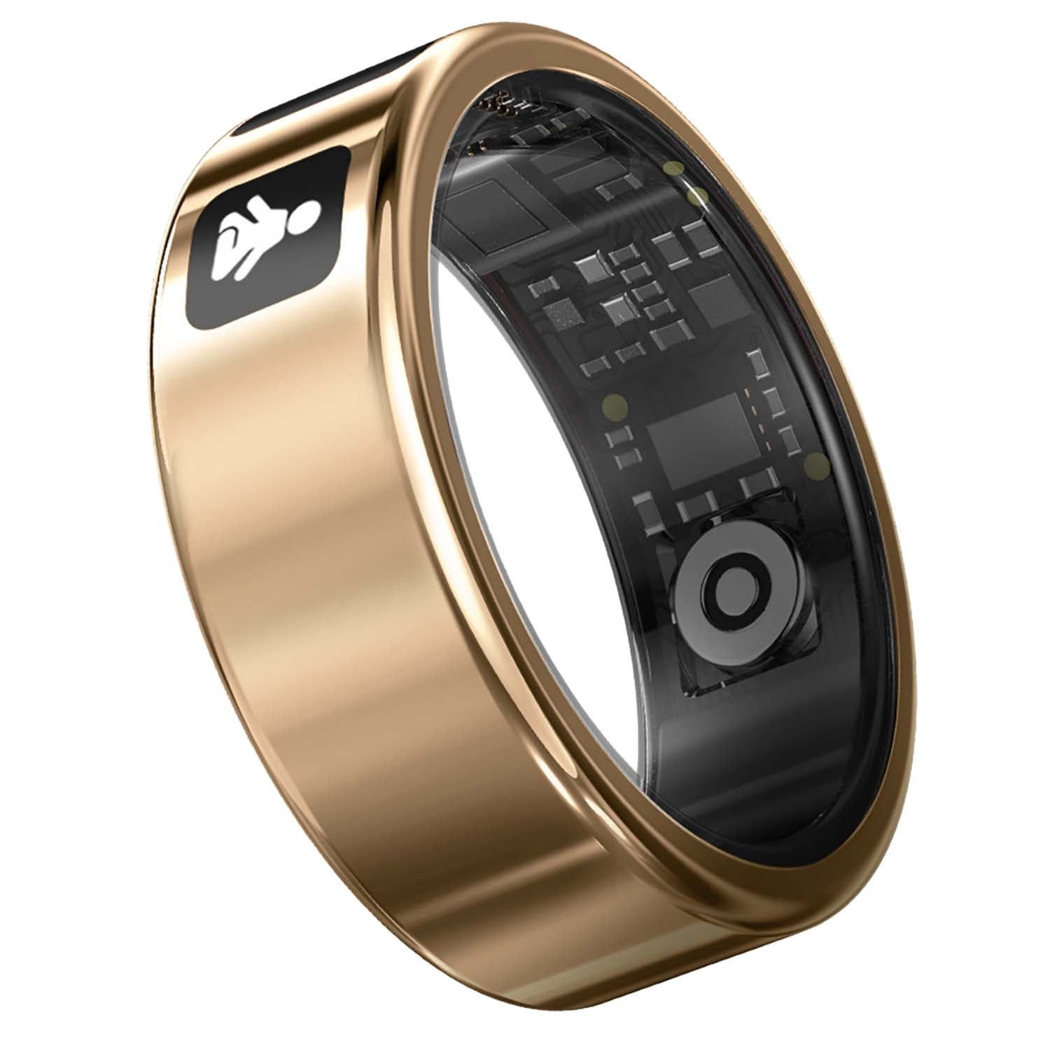 Smart Ring with Display, Adjustable Size