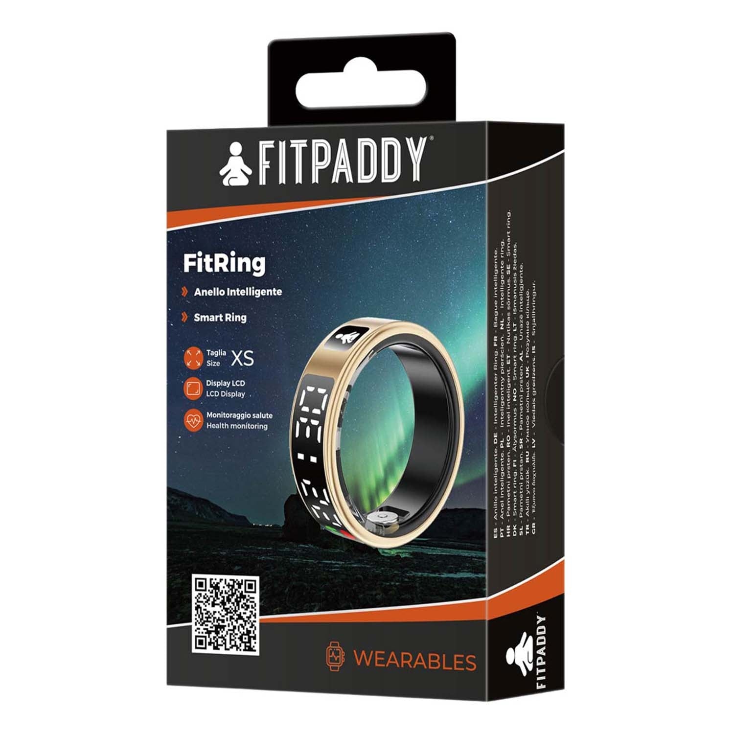 Smart Ring with Display, Size XS