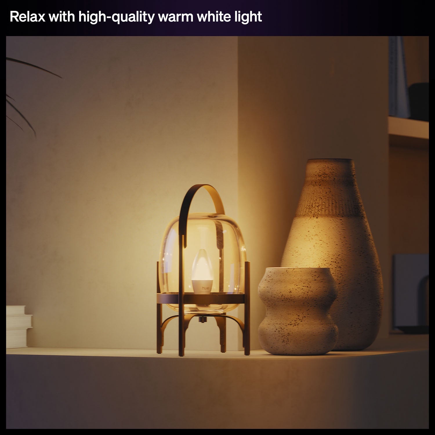Smart White E14 Candle Bulbs, 470 lm, 2-Pack