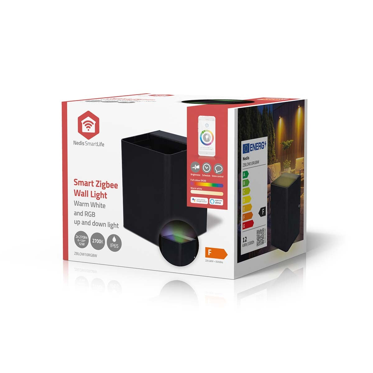 Smartlife Outdoor Light | 2 x 270 lm | Zigbee 3.0 | 12 + 4 W | RGB / Warm White | 2700 K | Aluminium | Android™ / IOS