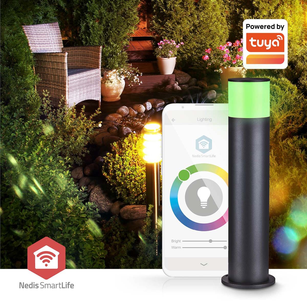 Smartlife Outdoor Light | 360 lm | Zigbee 3.0 | 10 + 4 W | RGB / Warm White | 2700 K | Aluminium | Android™ / IOS