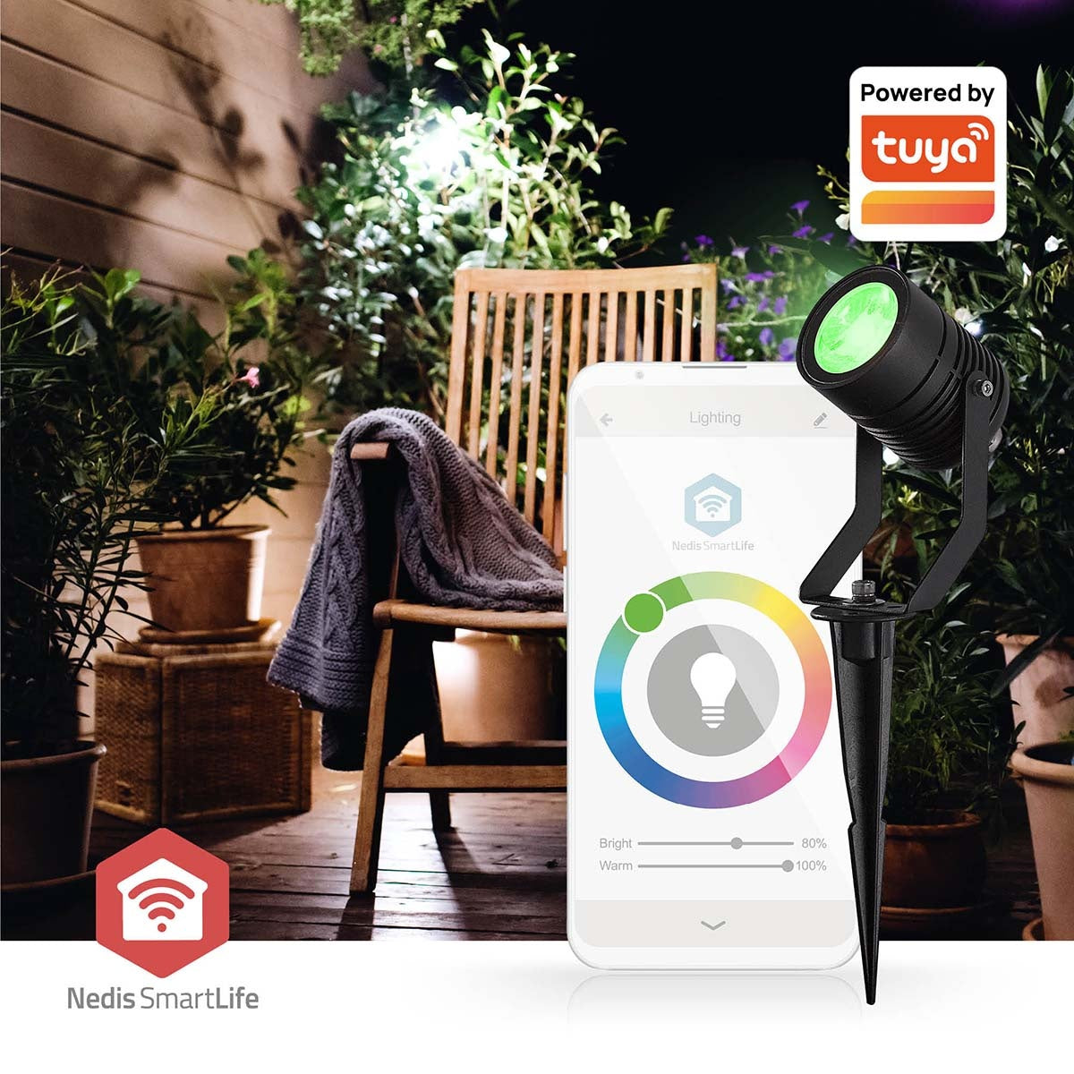 Smartlife Outdoor Light | 3 x 90 lm | Zigbee 3.0 | 3 x 3 W | RGB | 2700 K | Aluminium | Android™ / IOS