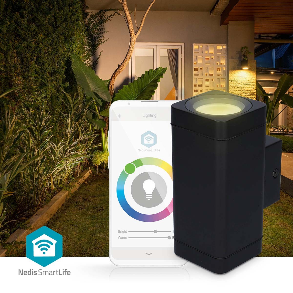 Smartlife outdoor light | 760 lm | Bluetooth® | 8.5 W| Warm to cool white | 2700 - 6500 K | ABS | Android™ / IOS