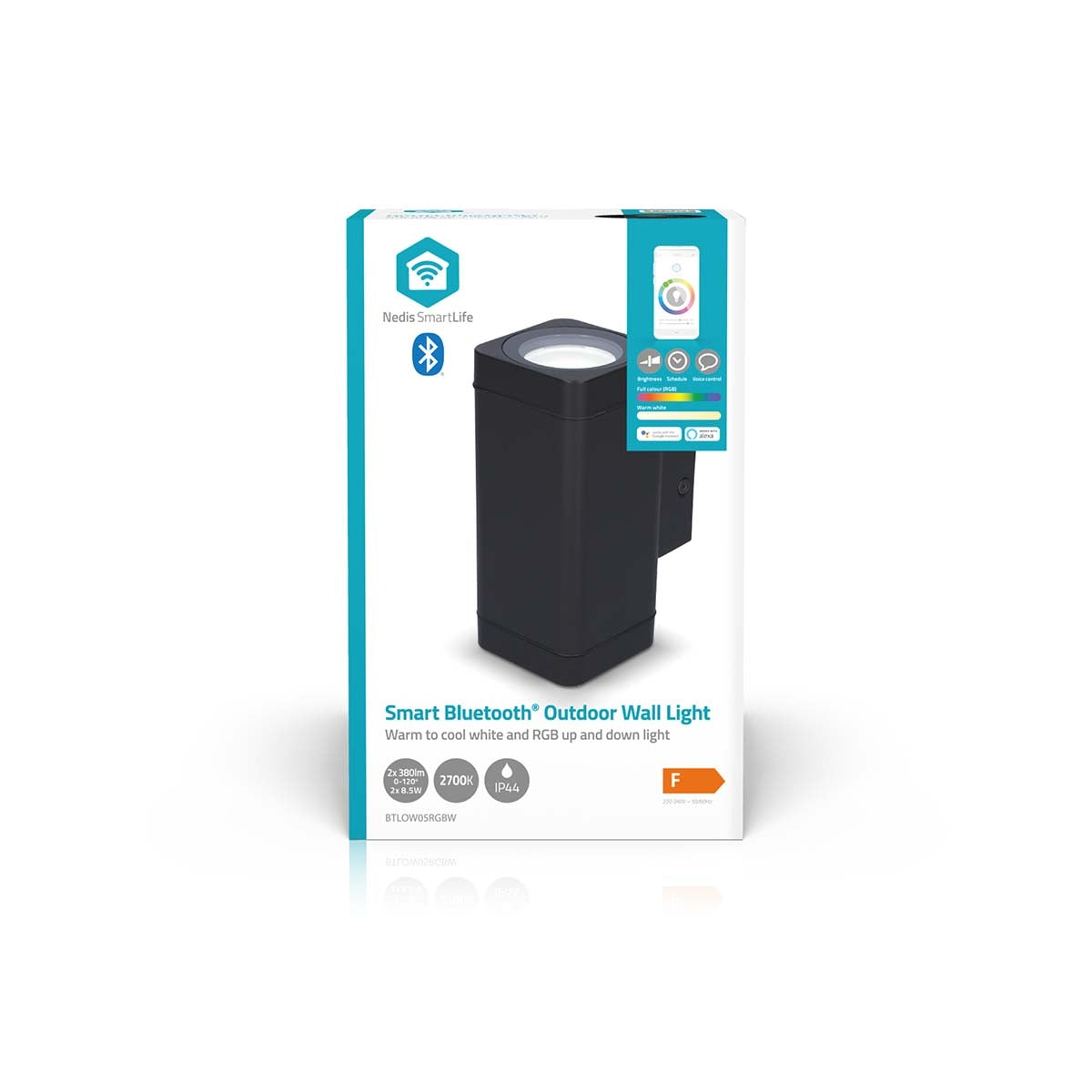 Smartlife outdoor light | 760 lm | Bluetooth® | 8.5 W| Warm to cool white | 2700 - 6500 K | ABS | Android™ / IOS