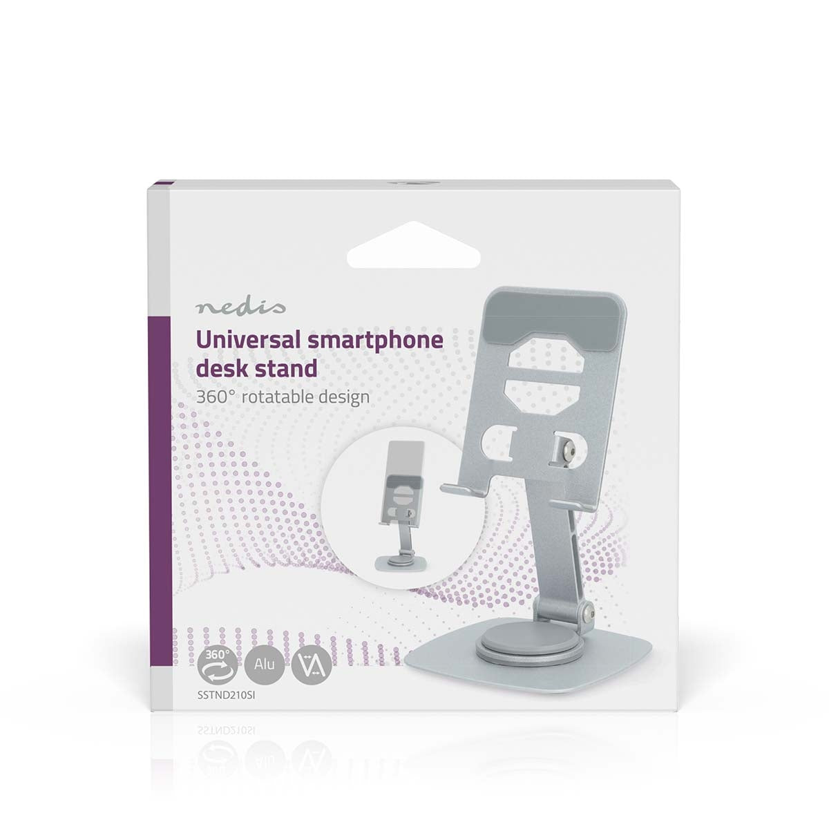 Smartphone Stand | Universal | Full Motion | Silver