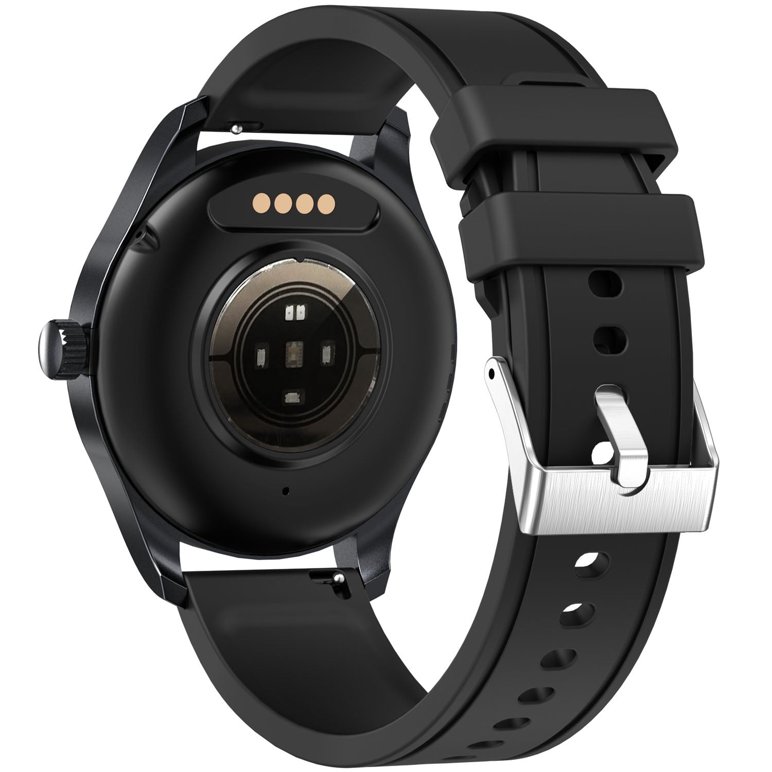 Smartwatch 1.32-Inch AMOLED, Round, Call Answering, Black
