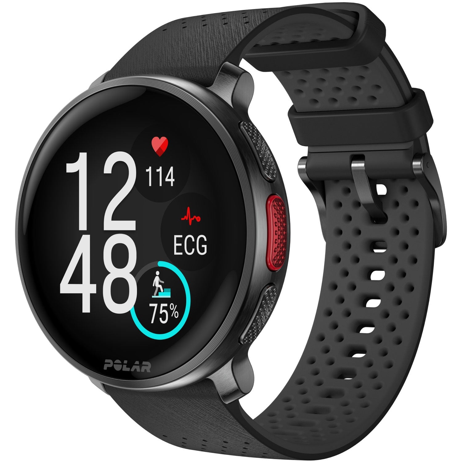 Smartwatch, Black, Small-Large Adjustable Strap