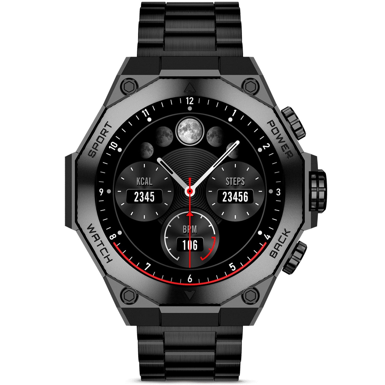 Smartwatch Titanium - Black