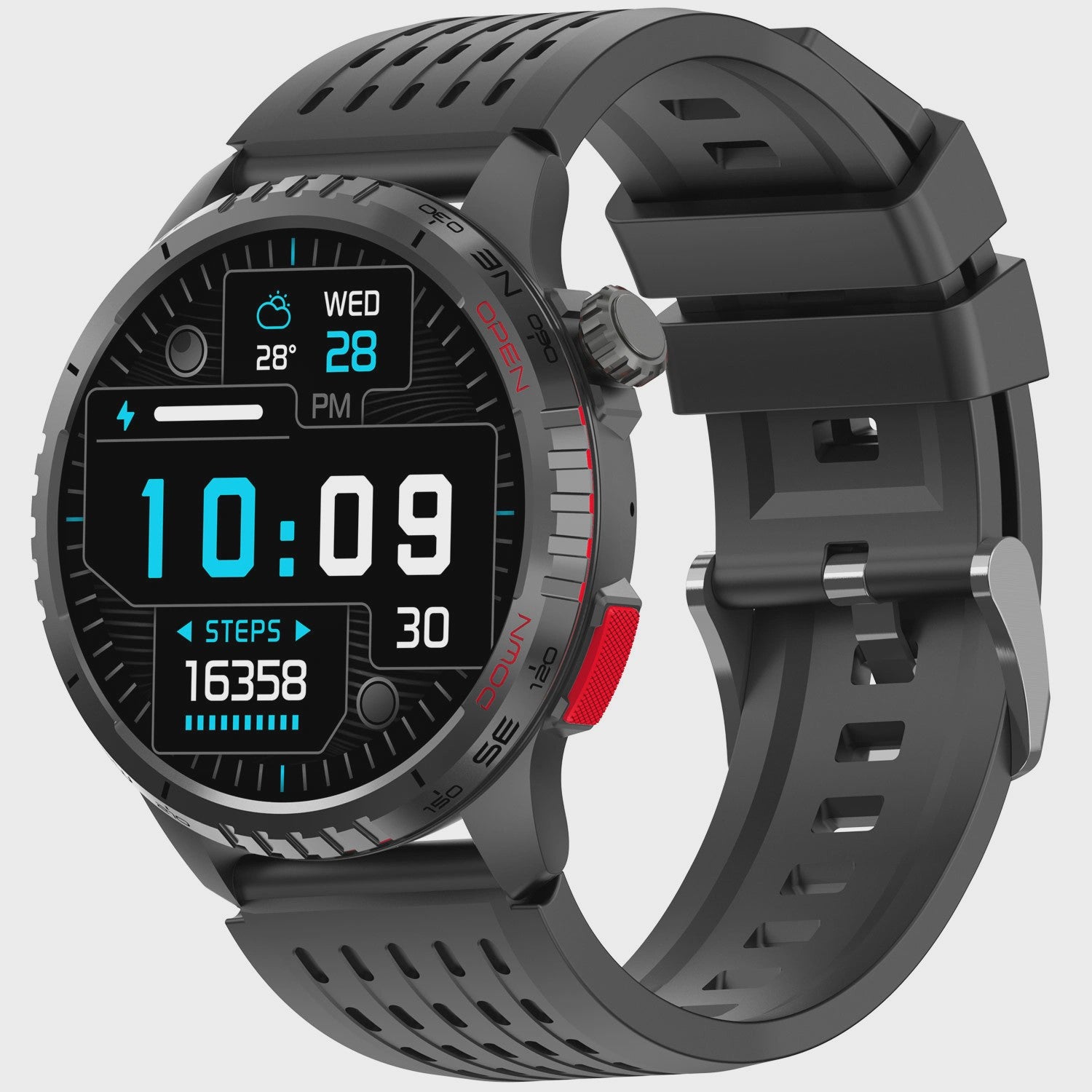 Smartwatch with GPS, Heart Rate & AMOLED Display