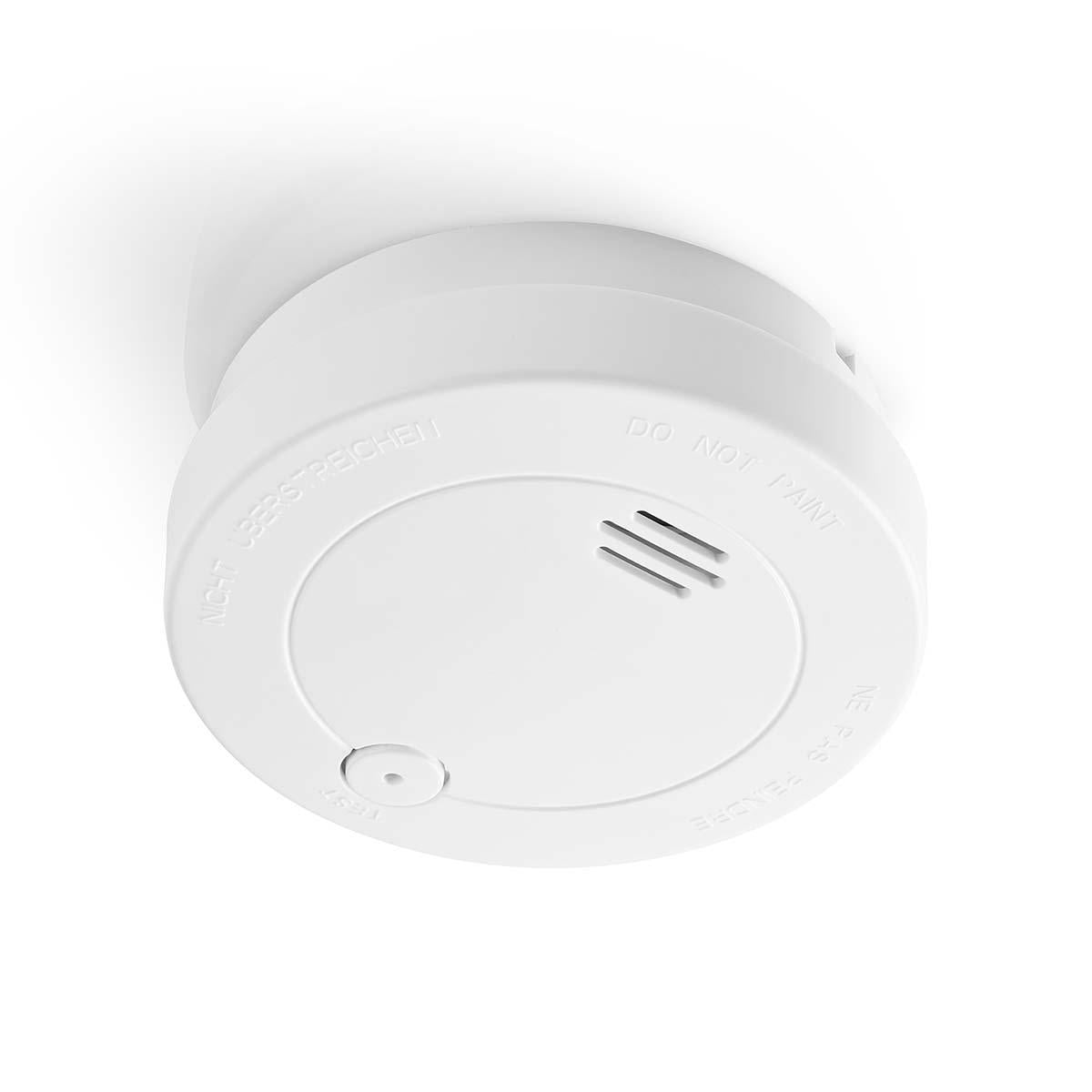 Smoke alarm | Battery powered | Battery life up to: 1 year | EN 14604 | With test button | 85 dB| ABS | White