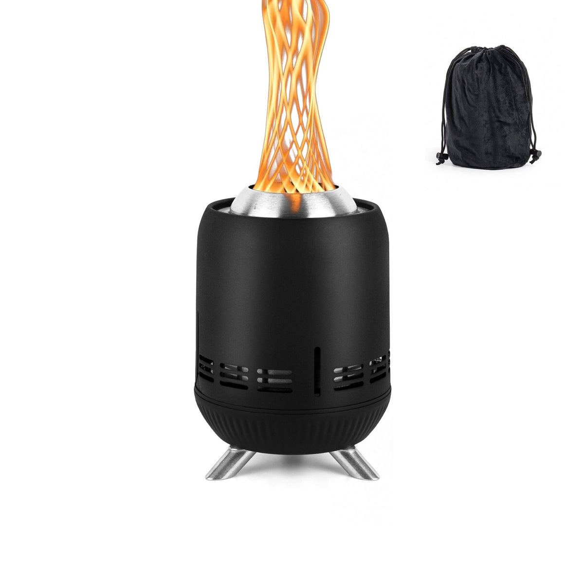 Smokeless Tabletop Fireplace, Ø16.5 cm, Portable