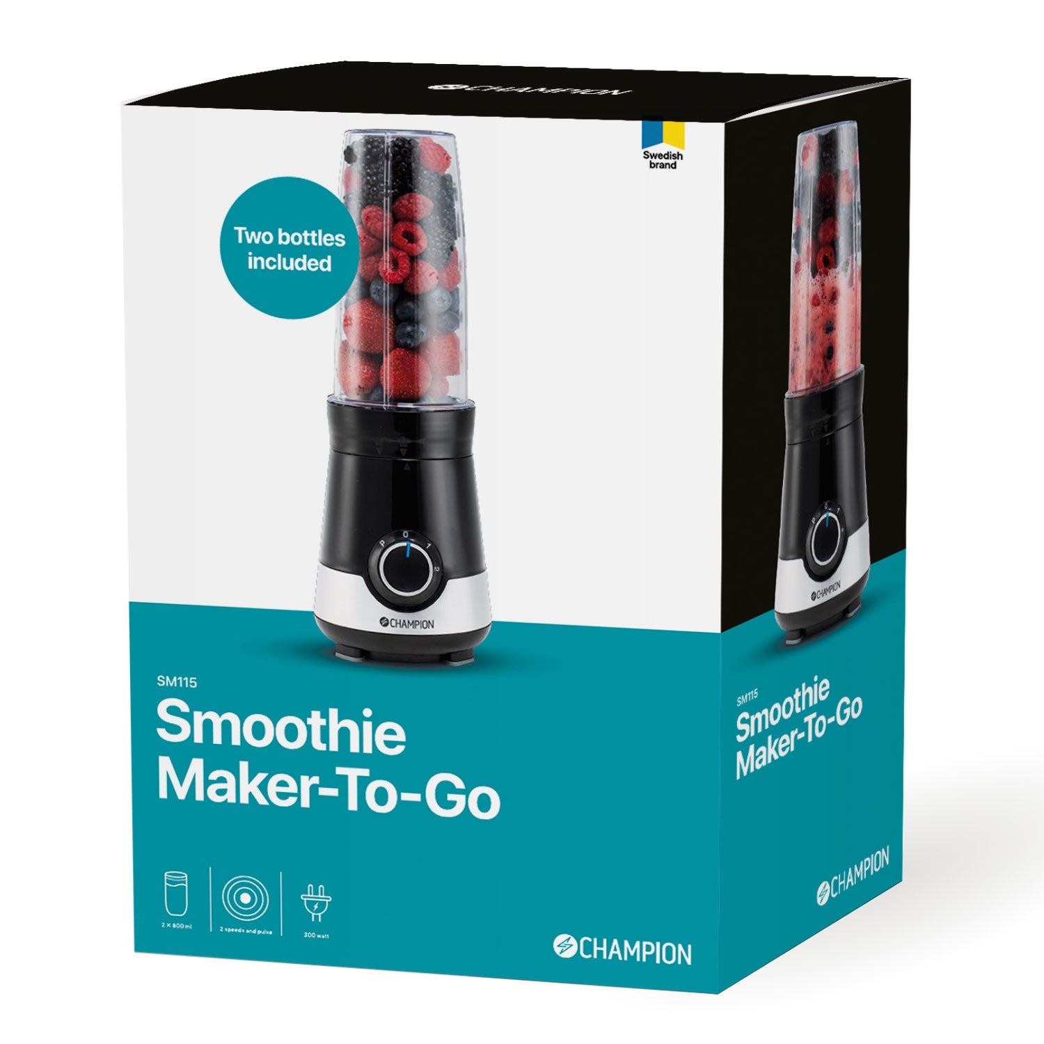 Smoothie Maker Power 300W SM115 Black/White