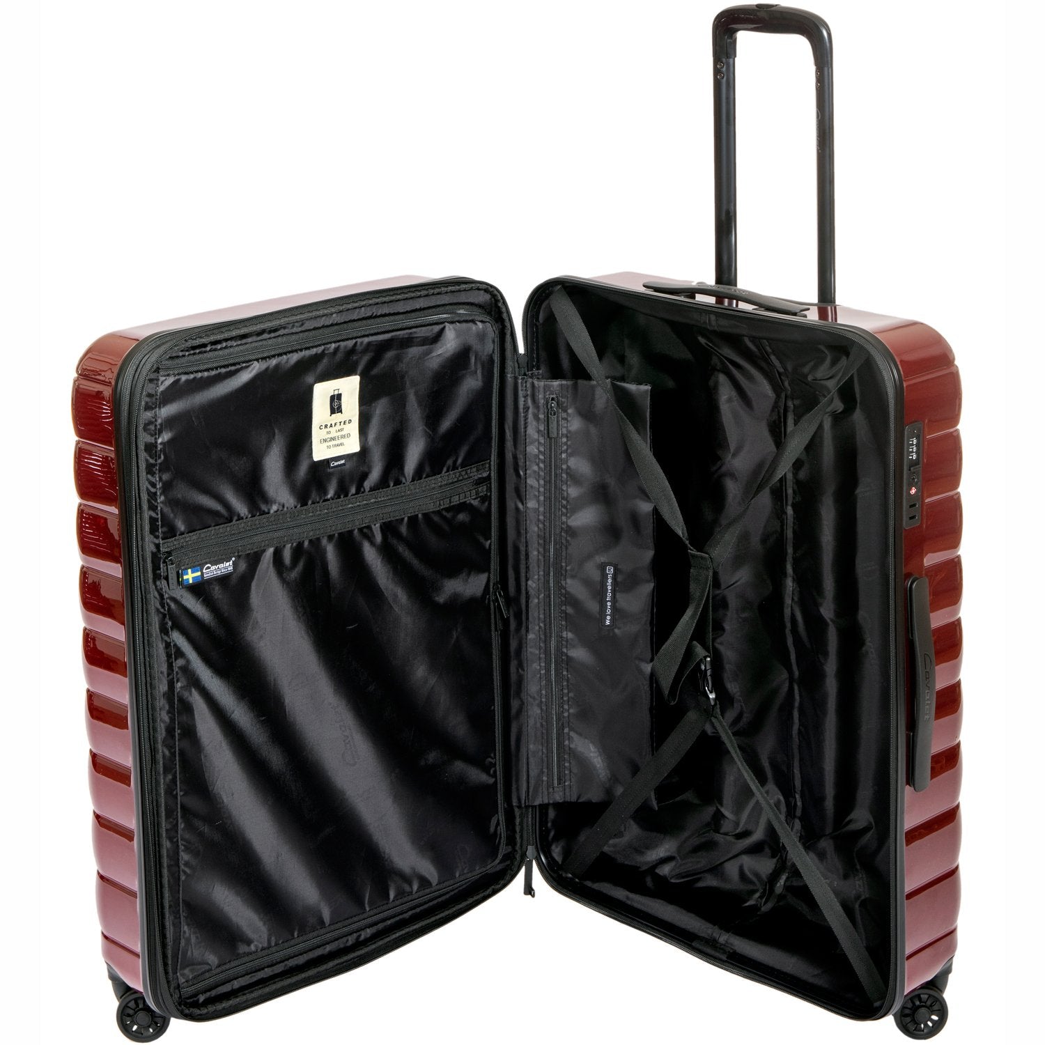 Smygehuk Large Suitcase Burgundy