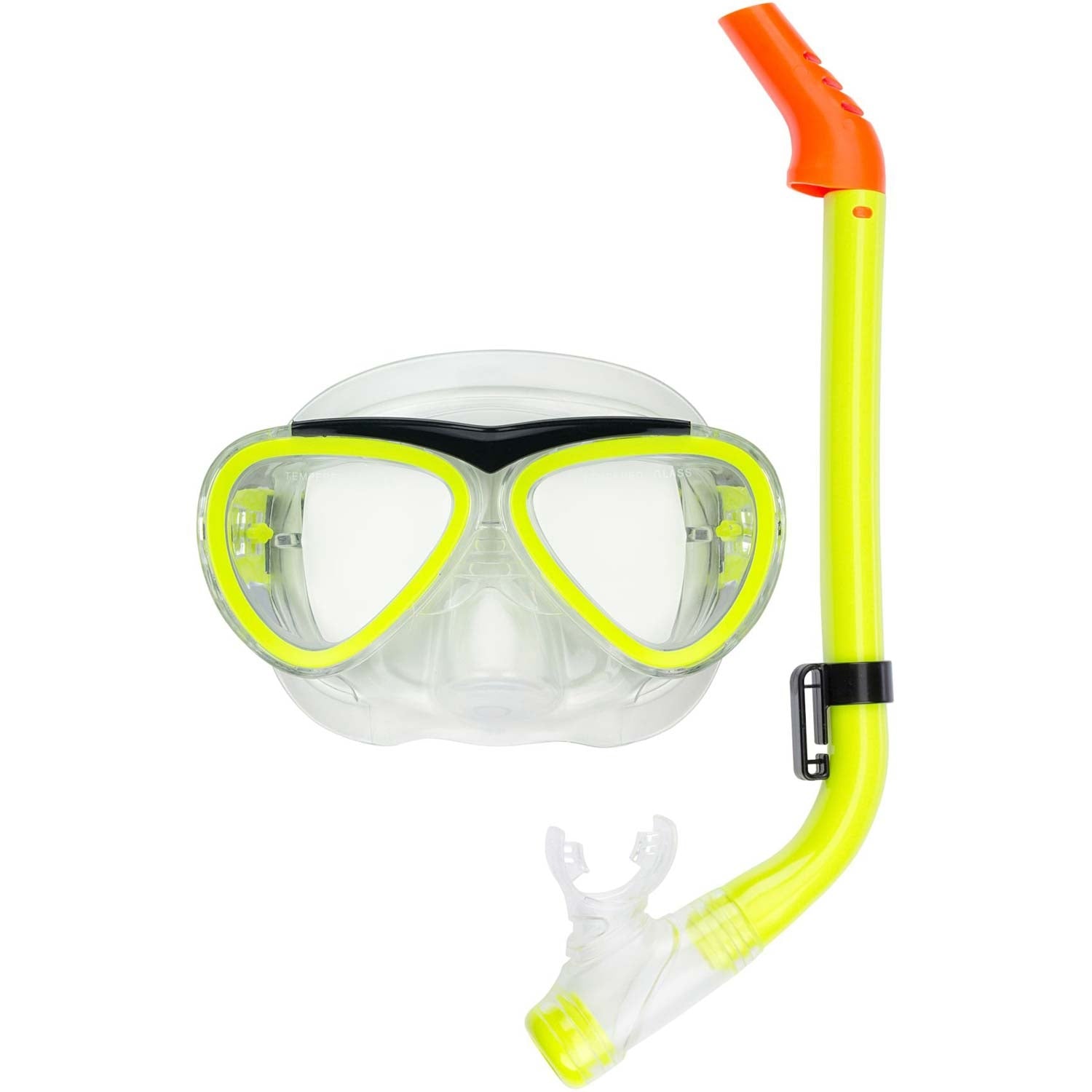 Snorkel set Junior Yellow
