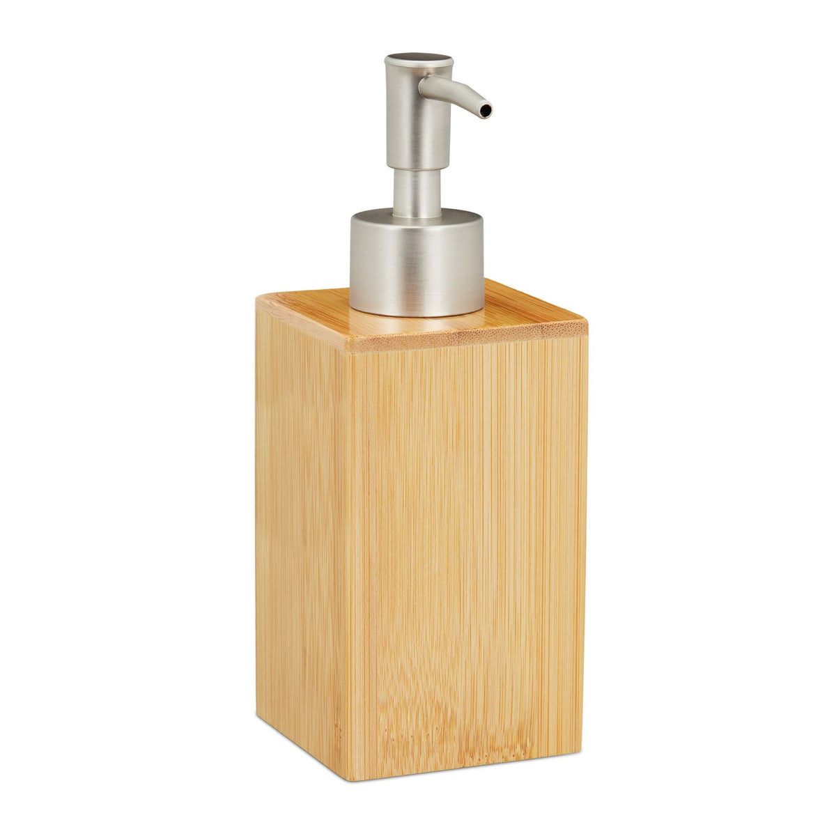 Soap pump in bamboo